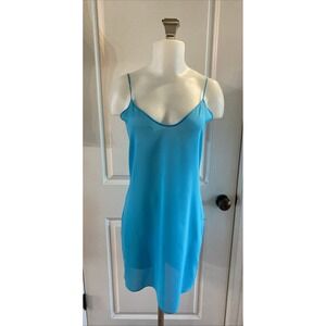Diane Von Furstenberg Size 2 / S Silk Nighty Chemise Spaghetti Straps Slip Dress